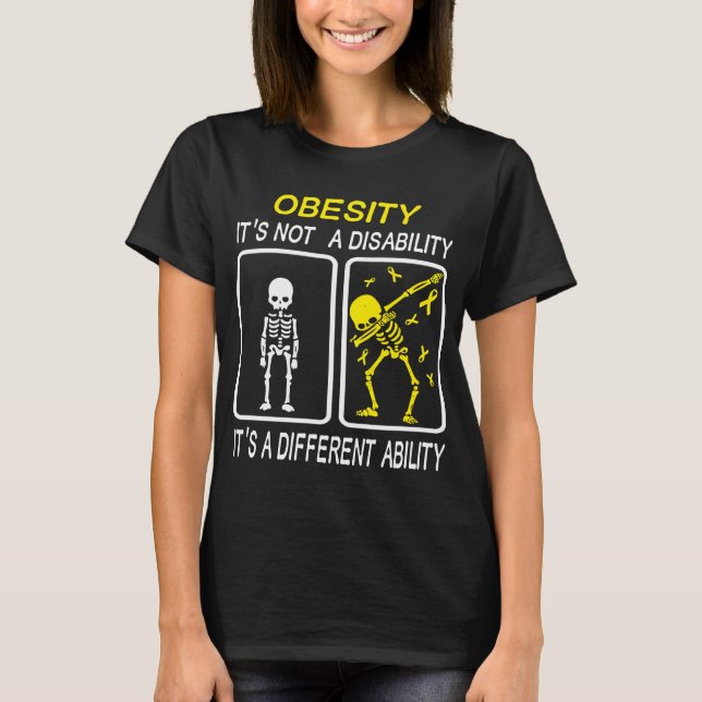 Fetma Det är ingen sjukdom T Shirt (Framsida)