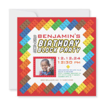 Fetma färgfläckar Byggande block födelsedag