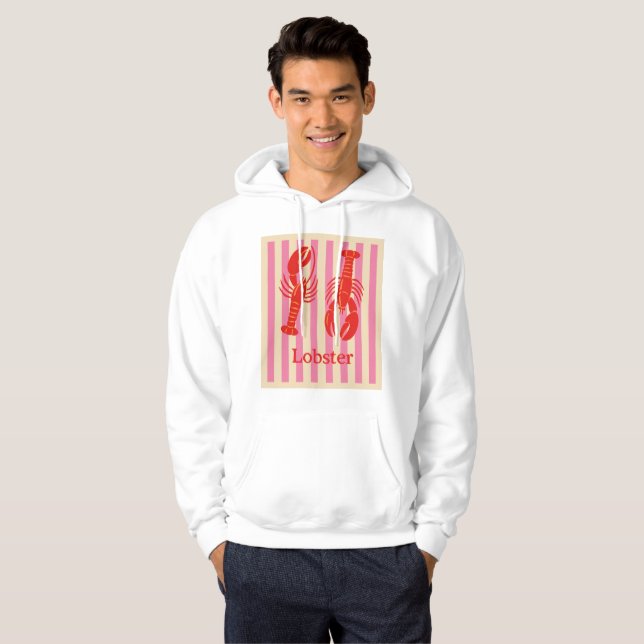 Fetma kräftdjur på Candy Rand Hoodie (Hel framsida)