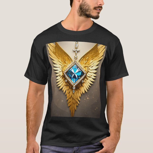 Fetma och majestisk T-Shirt-design T Shirt (Framsida)