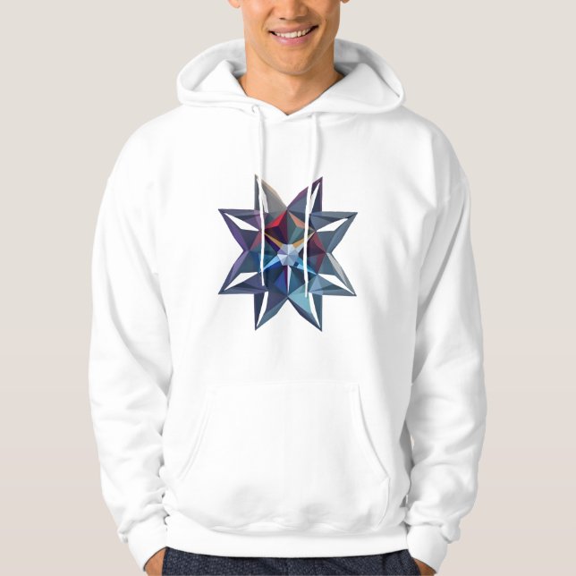 Fetma och moderna Abstrakter Hoodie (Framsida)