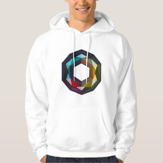 Fetma och moderna Abstrakter Hoodie