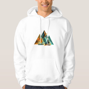 Fetma och moderna Abstrakter Hoodie