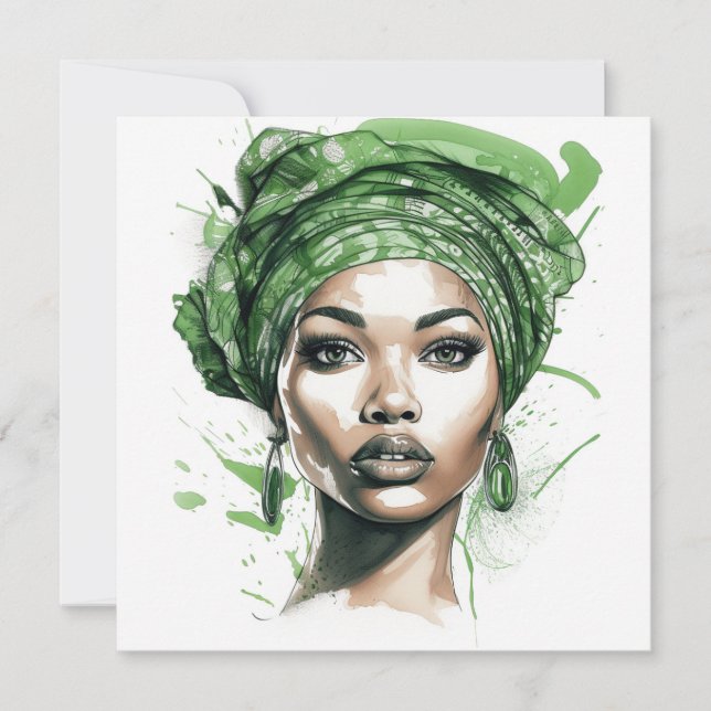 Fetma och vackra: Att ge kvinnor inflytande Anteckningskort (Framsida)