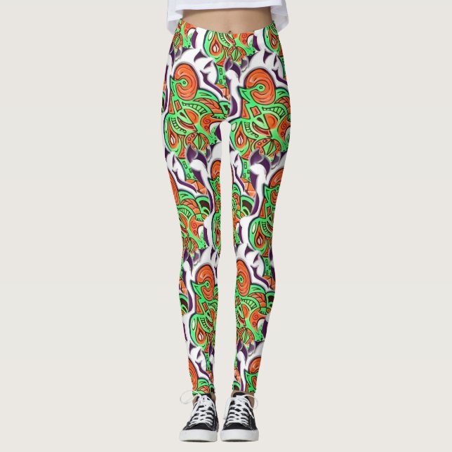 Fetma PEACE - Frukt av spriten - Leggings (Framsida)