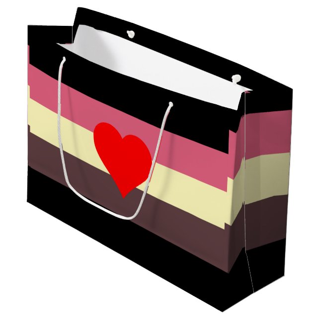 Fetma Pride Flagga (Framsidan Vinklad)