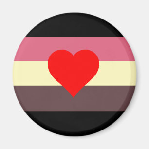 Fetma Pride Flagga Magnet