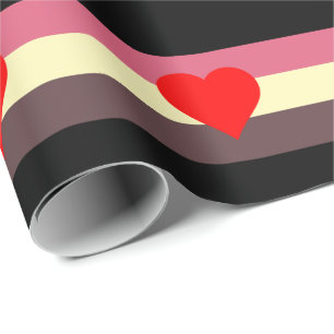 Fetma Pride Flagga Presentpapper