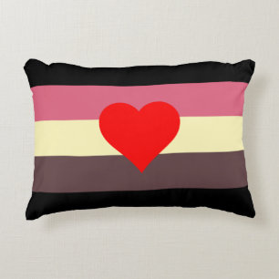 Fetma Pride Flagga Prydnadskudde