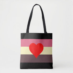 Fetma Pride Flagga Tygkasse