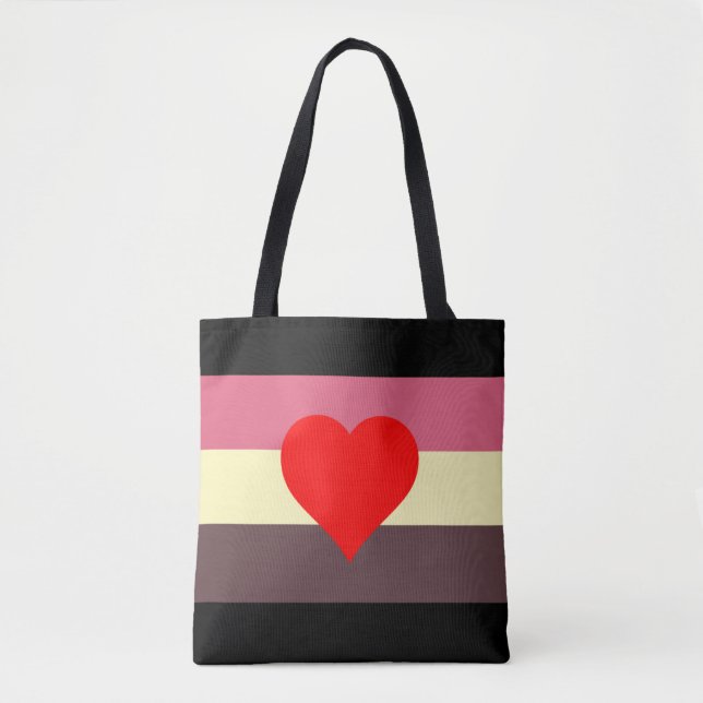 Fetma Pride Flagga Tygkasse (Framsida)