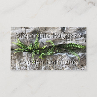 Fetstig design som tar jorden till liv visitkort