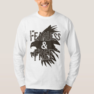 Fetstig "Fearless & Free" T-Shirt-design - Kraftfu T Shirt