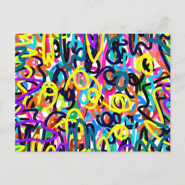 Fetstig popup-artikel vykort (Framsida)