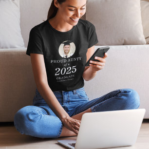 Fetstilstexttext Foto Proud Aunty från 2023 Studen T Shirt