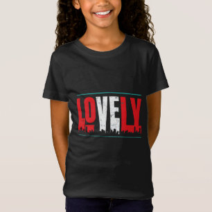 Fetstilt, elegant i en fet, stiliserad design t shirt