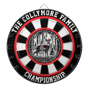 Fetstilt mål - Hjort Darttavla