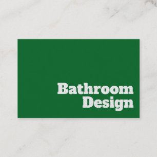 Fetstilt och rensa bastrumsdesign visitkort