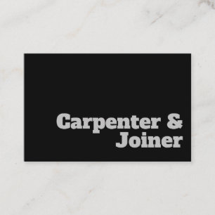 Fetstilt och rensa kärna och Joiner Design Visitkort