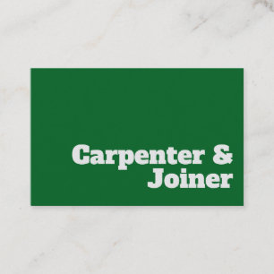 Fetstilt och rensa kärna och Joiner Design Visitkort