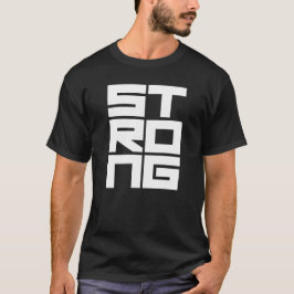 fetstilt typografiktext Sträng T Shirt