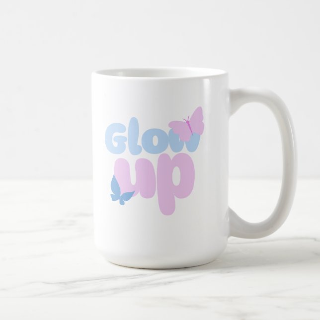Fetstiskt design av fet fjäril-flyg kaffemugg (Höger)