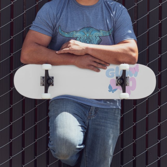 Fetstiskt design av fet fjäril-flyg mini skateboard bräda 18,5 cm (Utomhus 3)