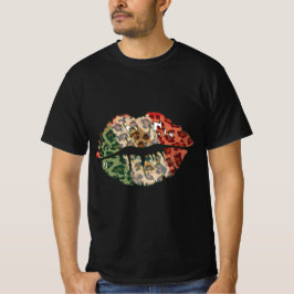 Fetstiskt mexikanskt Flagga-design T Shirt
