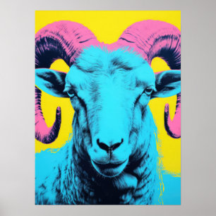 Fetstiskt spel: Neon Pop Art Poster