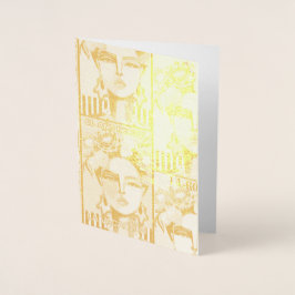 Fett-kort Folierat Kort