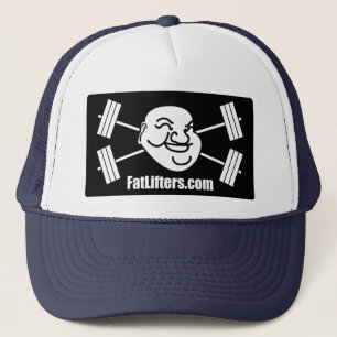 Fett lyftarmlastbilsförarelock truckerkeps