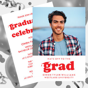 FETT RETRO HATTAR AV TILL EXAMENSFOTO EXAMESINBJUD INBJUDNINGAR