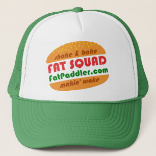 Fett Squadlastbilsförarelock Truckerkeps