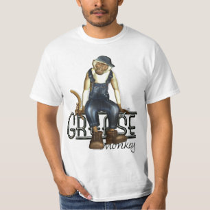 Fettapamekaniker värderar T-tröja T Shirt