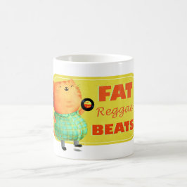 Fettig fettig fet Reggaekatt Kaffemugg