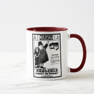 Fettiga Arbuckle som ÄR GALEN ATT ATT GIFTA SIG Mugg