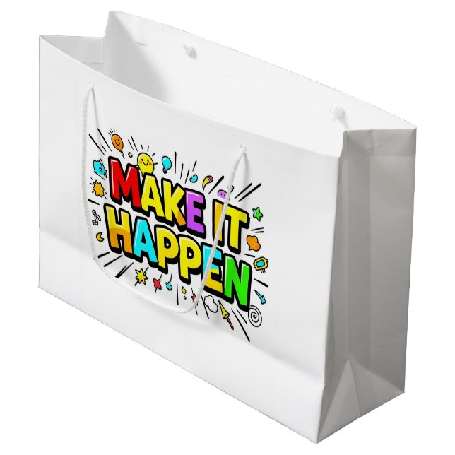 Fettskriven färgglad motiverande citat (Framsidan Vinklad)