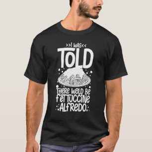 Fettuccine Alfredo Kyckling Sås Recept Vegan Past T Shirt