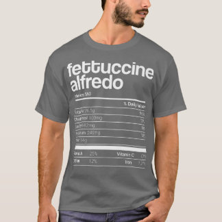 Fettucin Alfredo Näringsfenomen påverkar familjema T Shirt