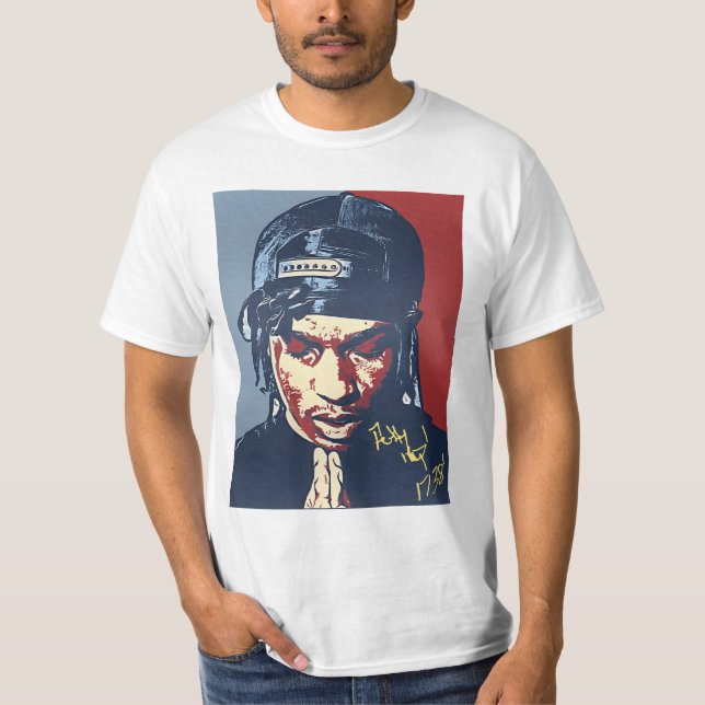 Fetty Wap-retro T Shirt (Framsida)