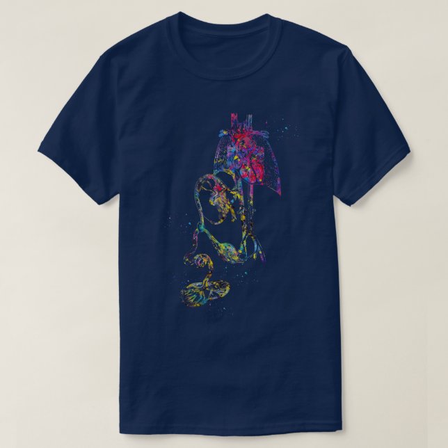 Fetus kardiovaskulärt system t shirt (Design framsida)