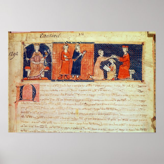 Feudal lord predikar sin sermon poster (Framsidan)