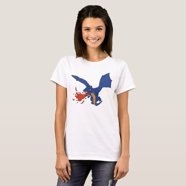 Feuerdrache T Shirt (Hel framsida)
