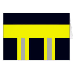 Feuerwehr Symbol Uniform Blau Hälsningskort