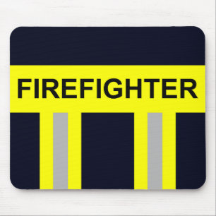 Feuerwehr Symbol Uniform Blau Mousepad Musmatta