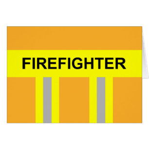 Feuerwehr Symbol Uniform Sandfarben Hälsningskort