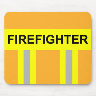Feuerwehr Symbol Uniform Sandfarben Mousepad Musmatta