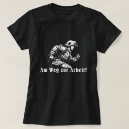 Feuerwehrfrau "Auf dem Weg zur Arbeit!" T Shirt