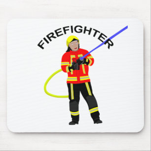 Feuerwehrmann i Einsatzkleidung Mousepad Musmatta