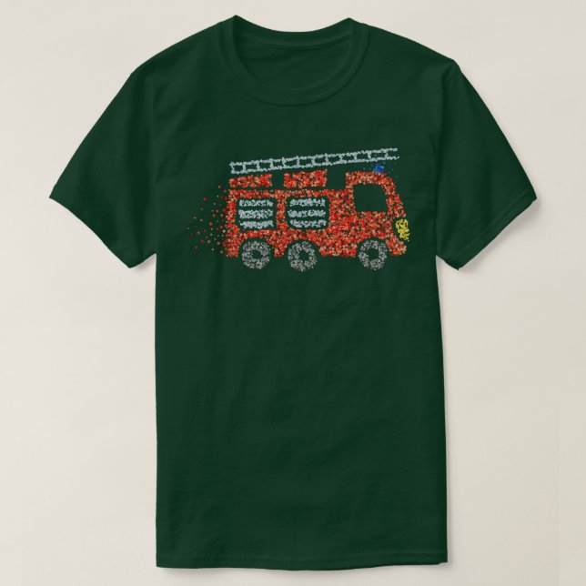 Feuerweuto Firefighters Fire Brigade T Shirt (Design framsida)